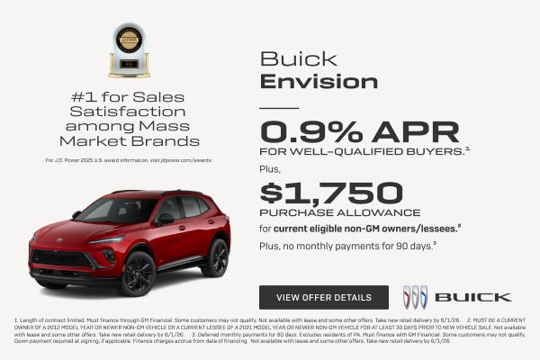0.9% APR
FOR WELL-QUALIFIED BUYERS.1

Plus, $1,750 PURCHASE ALLOWANCE for current eligible non-GM...