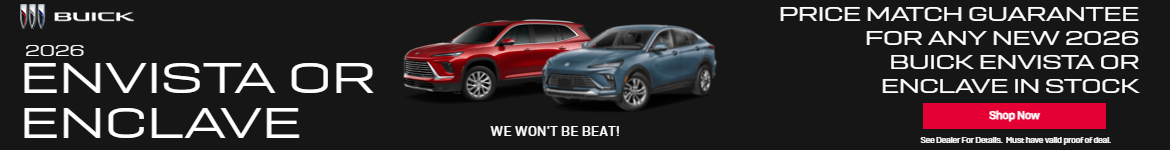 Envista & Enclave Price Match Guarantee